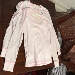 Healing Hands White Waffle Knit Underscrub Shirts